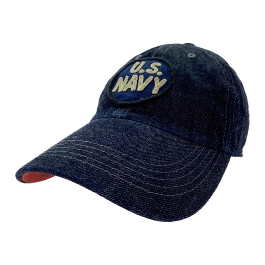 UES ウエス US NAVY デニム キャップ インディゴブルー系 L【中古】