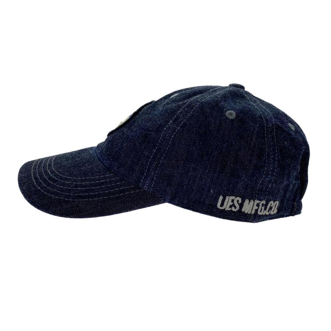 UES ウエス US NAVY デニム キャップ インディゴブルー系 L【中古】