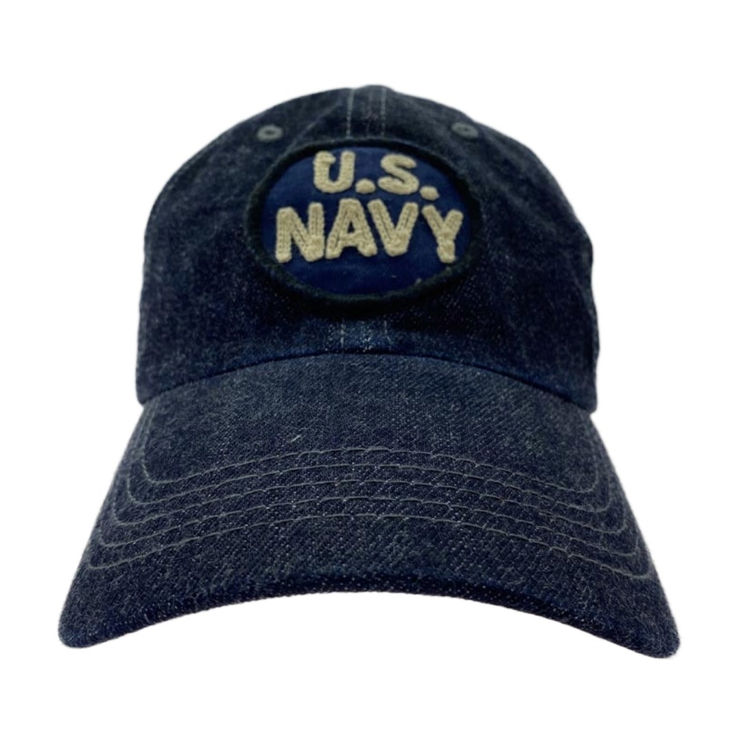 UES ウエス US NAVY デニム キャップ インディゴブルー系 L【中古】
