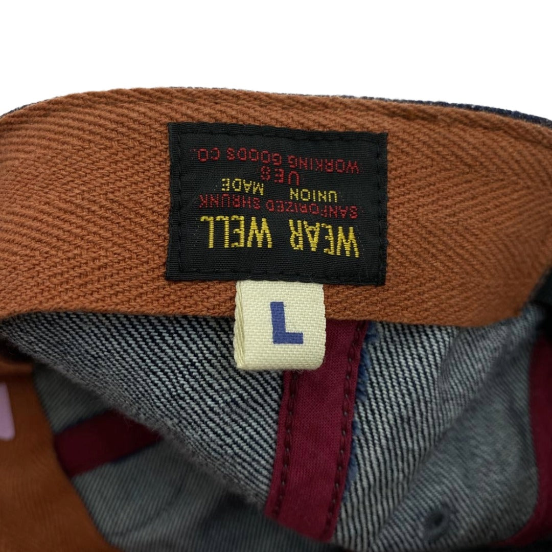 UES ウエス US NAVY デニム キャップ インディゴブルー系 L【中古】