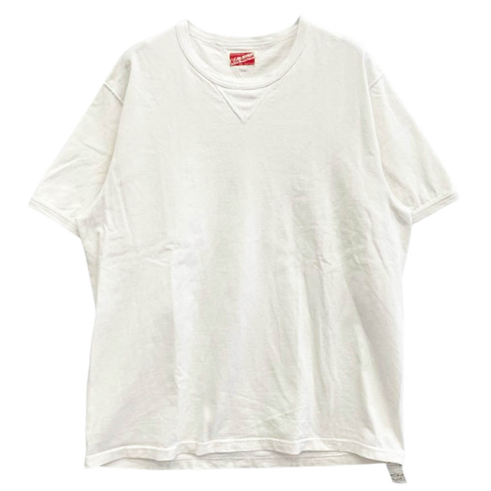 The REAL McCOY'S ザリアルマッコイズ 両V ガゼット Tシャツ ホワイト系 40【中古】