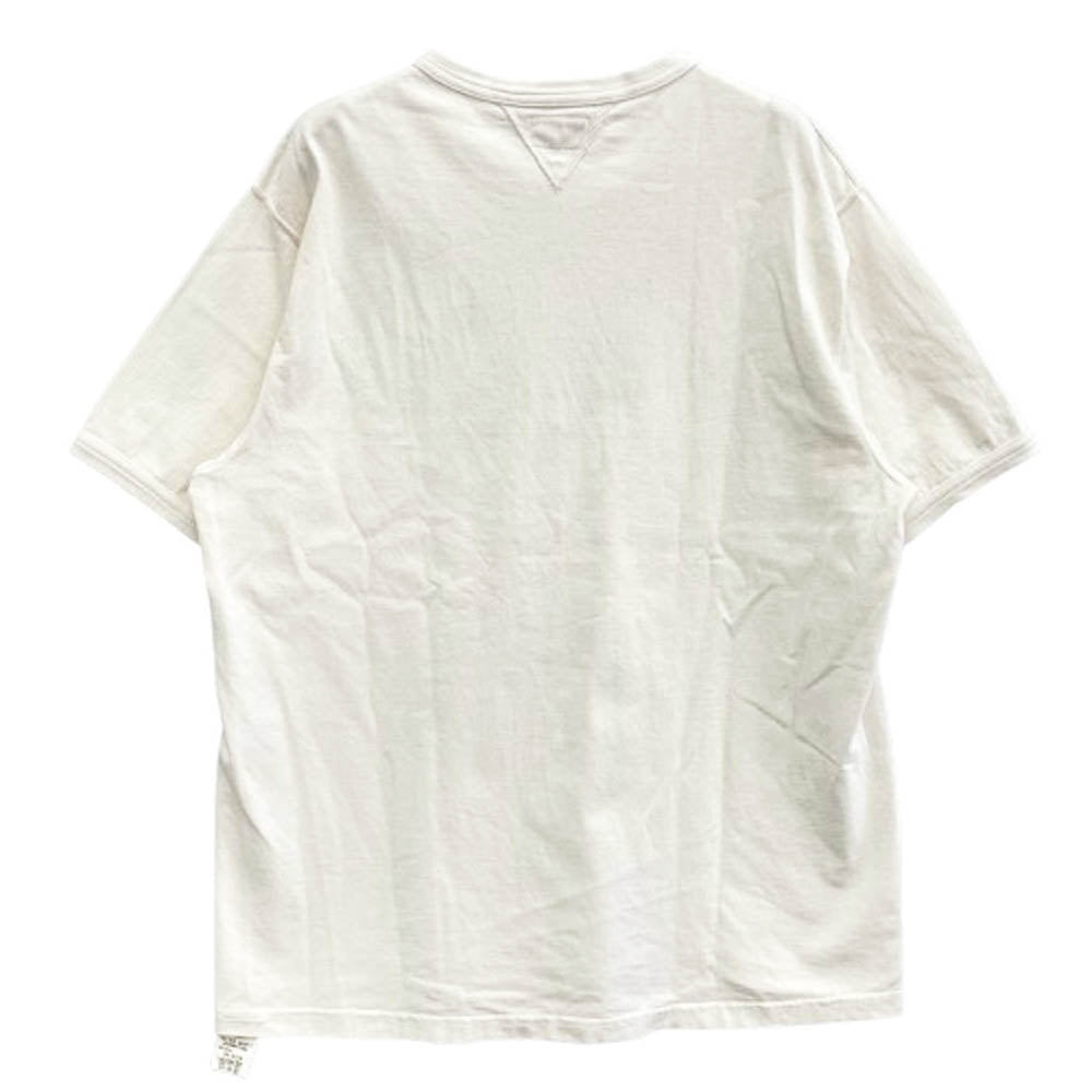The REAL McCOY'S ザリアルマッコイズ 両V ガゼット Tシャツ ホワイト系 40【中古】