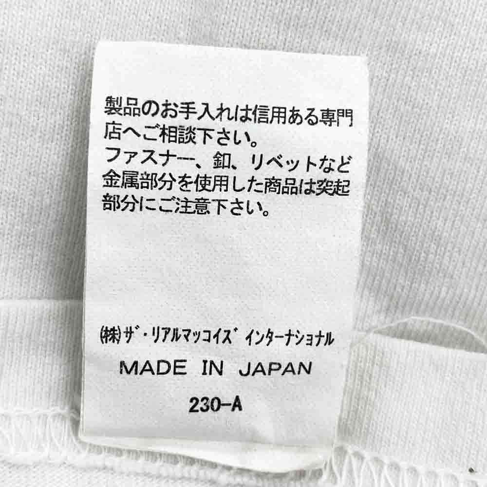 The REAL McCOY'S ザリアルマッコイズ 両V ガゼット Tシャツ ホワイト系 40【中古】