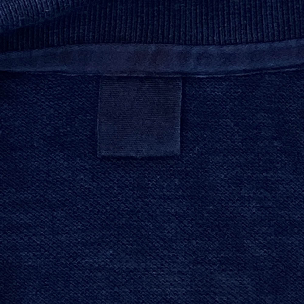 UES ウエス 吊り鹿の子 インディゴ ポロシャツ インディゴブルー系 3【中古】