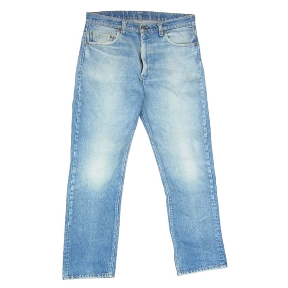 Levi's リーバイス 80s 505-0217 Levi'sジップ 黒カン ボタン裏刻印8 デニム パンツ インディゴブルー系 36【中古】