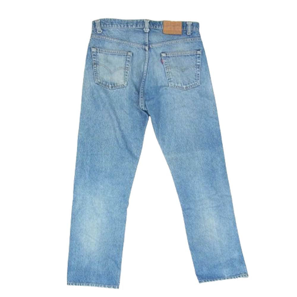 Levi's リーバイス 80s 505-0217 Levi'sジップ 黒カン ボタン裏刻印8 デニム パンツ インディゴブルー系 36【中古】