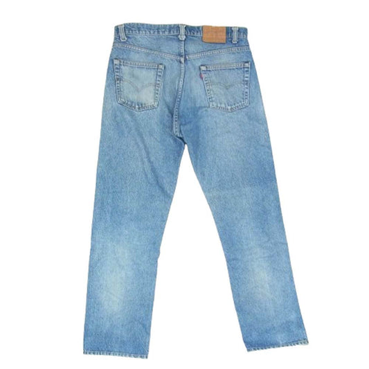 Levi's リーバイス 80s 505-0217 Levi'sジップ 黒カン ボタン裏刻印8 デニム パンツ インディゴブルー系 36【中古】