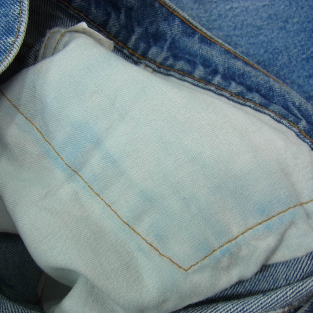 Levi's リーバイス 80s 505-0217 Levi'sジップ 黒カン ボタン裏刻印8 デニム パンツ インディゴブルー系 36【中古】