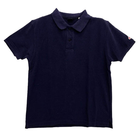 UES ウエス 吊り鹿の子 インディゴ ポロシャツ パープル系 3【中古】