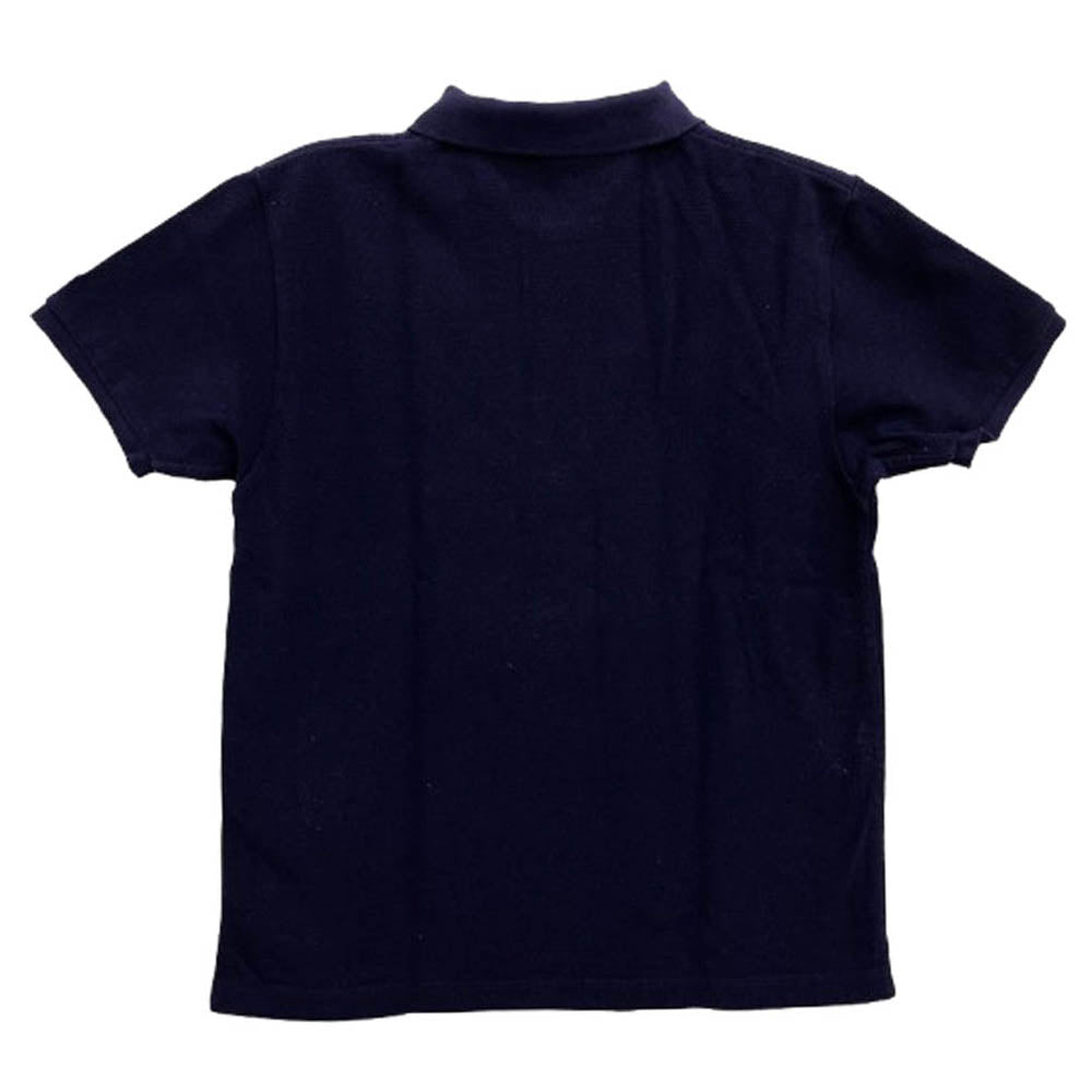 UES ウエス 吊り鹿の子 インディゴ ポロシャツ パープル系 3【中古】