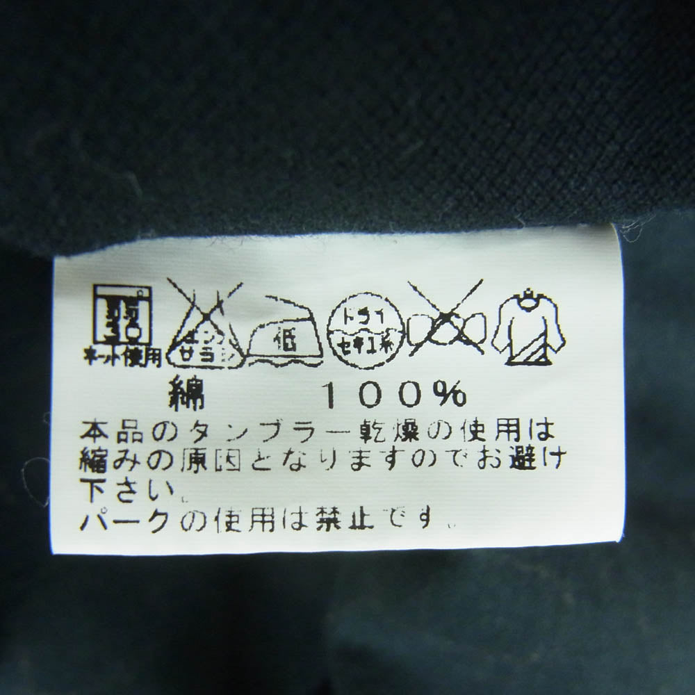 スターオブハリウッド SH71248 総柄 半袖 ポロシャツ コットン 日本製 ブラック系 オレンジ系 S【中古】