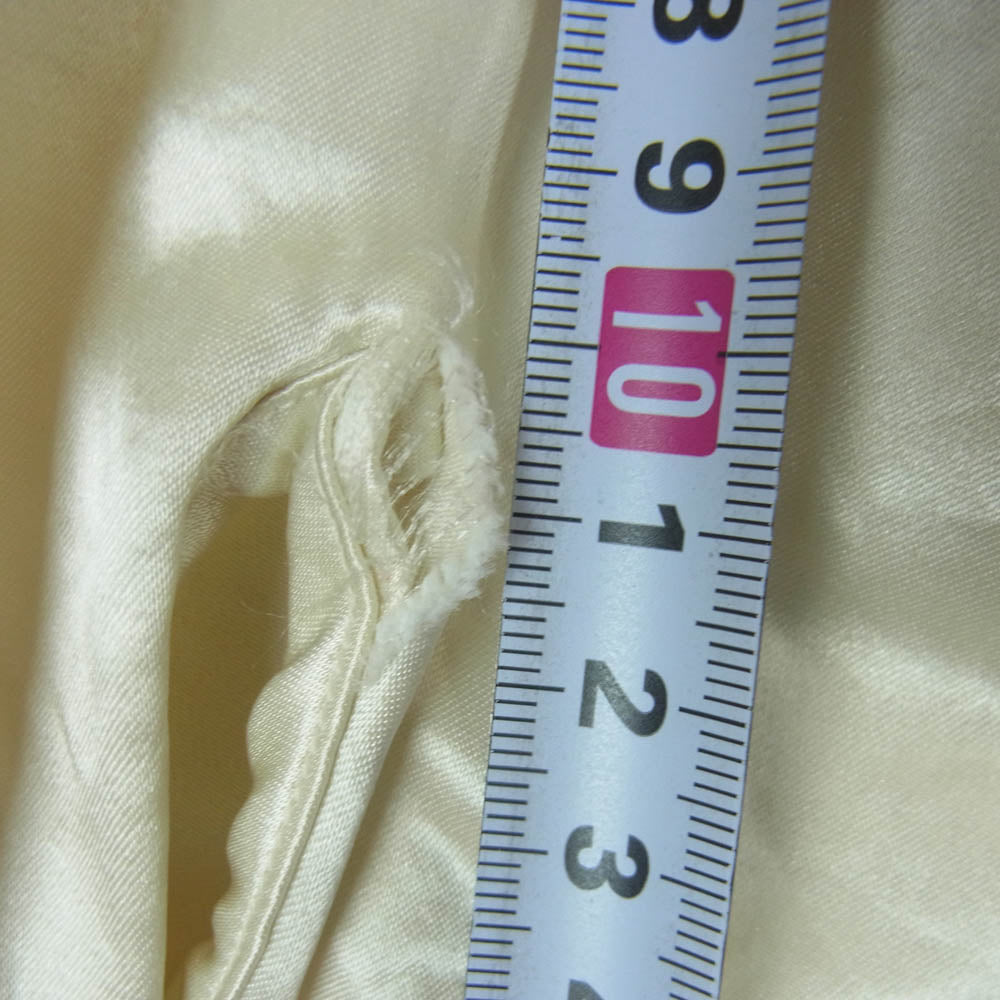 ドライボーンズ オープンカラー 刺繍 アセテート レーヨン 長袖 シャツ オフホワイト系 36 S【中古】