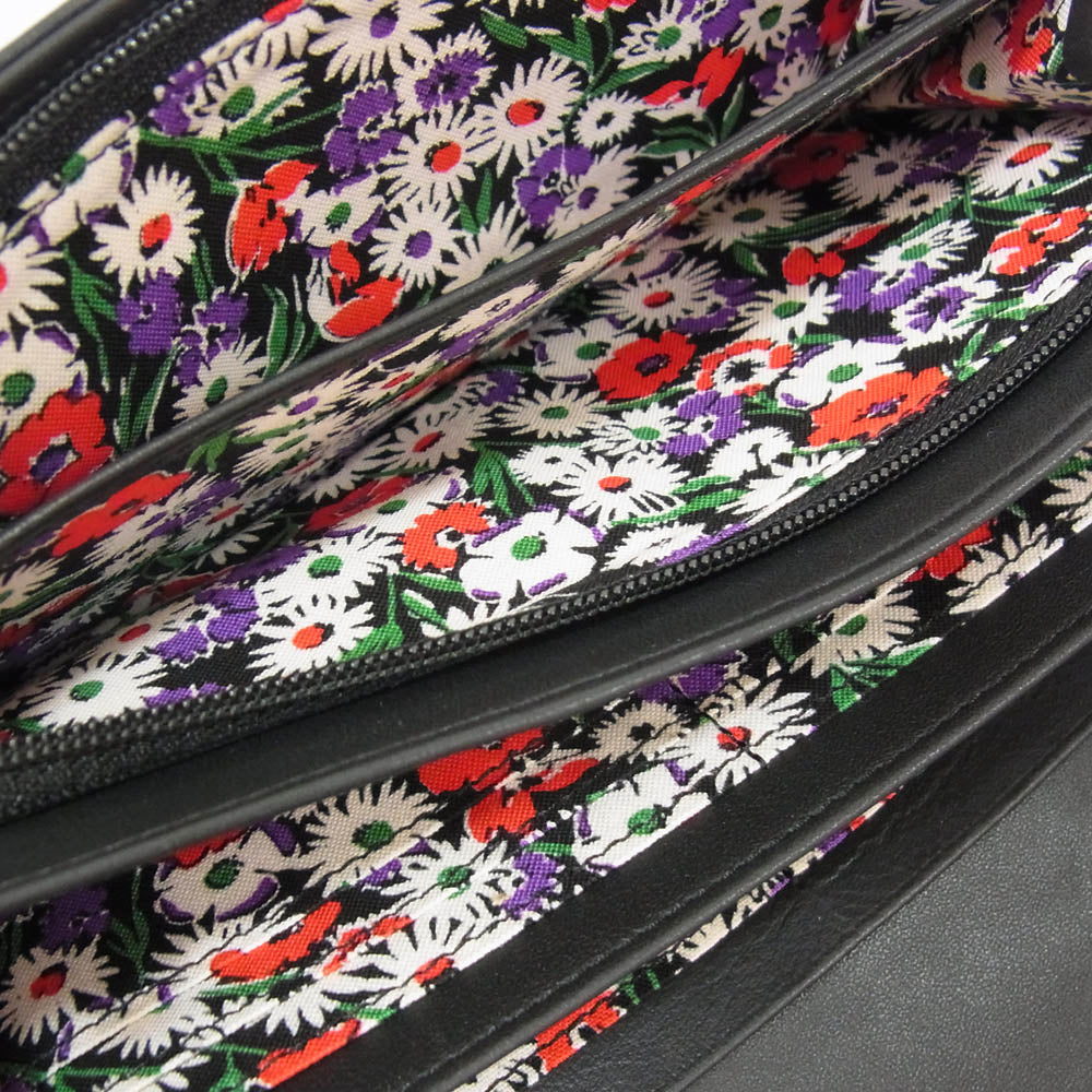 ANNA SUI アナスイ 317100-10 チェイス 長財布 ブラック系【極上美品】【中古】