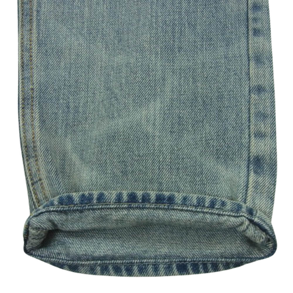 FEAR OF GOD フィアオブゴッド 130BT202020F ESSENTIALS エッセンシャルズ ダメージ加工 デニム パンツ インディゴブルー系 32【中古】