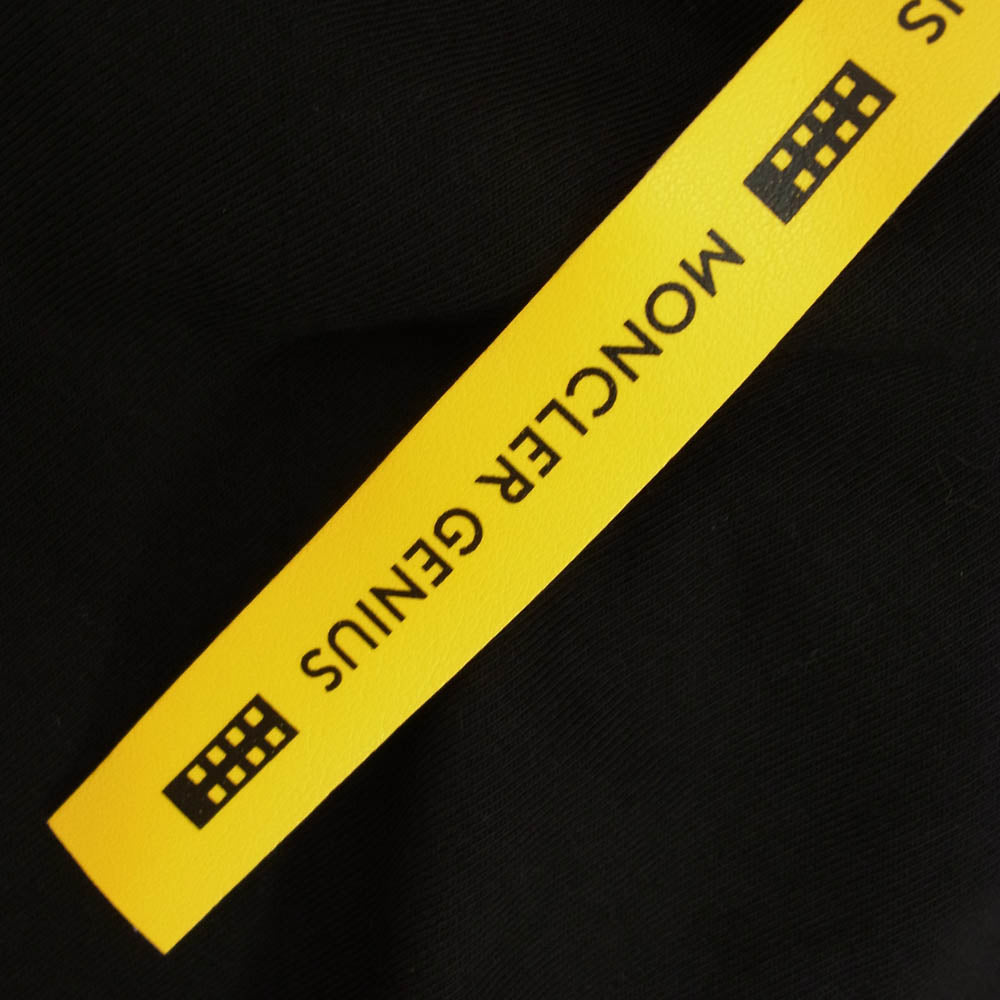 MONCLER モンクレール GENIUS ジーニアス MAGLIA ロゴワッペン 半袖 Tシャツ ブラック系 M【美品】【中古】