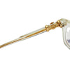 CHROME HEARTS クロムハーツ（原本無） COX UCKER 50641169 CRYS ウェリントン クリアフレーム 眼鏡 メガネ アイウェアケース付き クリア系 52□19－153【中古】