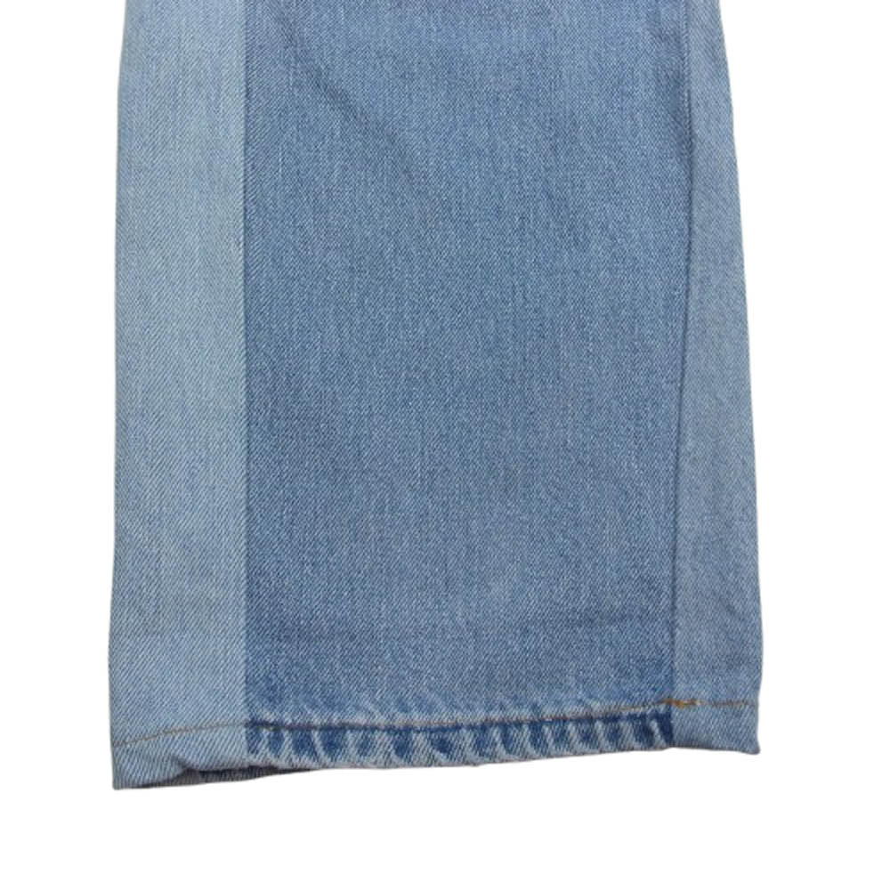 シーオール SAU23 DE601 Reconstructed belted baggy denim 再構築 ベルト バギー デニム パンツ インディゴブルー系 3【中古】