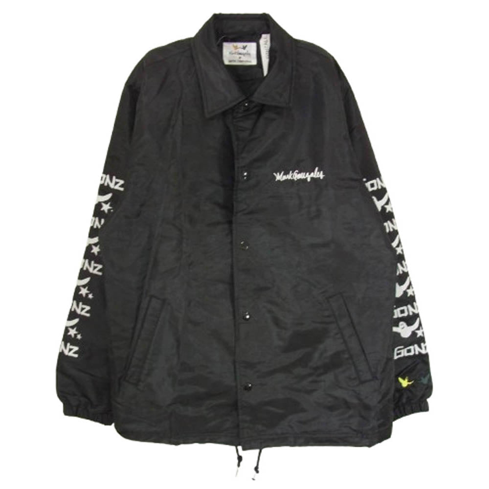 マークゴンザレス 03-11H-2001 BASECONTROL ベースコントロール 別注 レーヨン コーチ ジャケット ブラック系 M【中古】