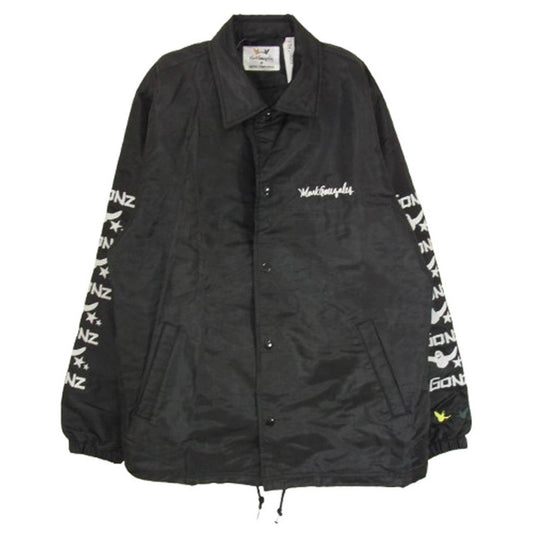 マークゴンザレス 03-11H-2001 BASECONTROL ベースコントロール 別注 レーヨン コーチ ジャケット ブラック系 M【中古】