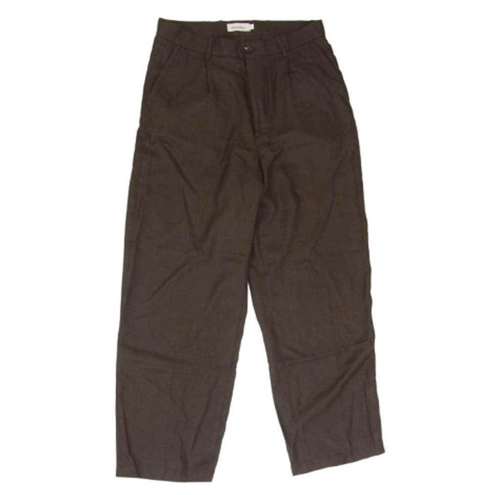 スティーブンアラン 8114-177-0628 BAGGY TAPERED PANTS テーパード パンツ ブラウン系 S【中古】