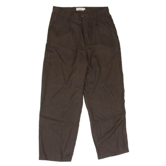 スティーブンアラン 8114-177-0628 BAGGY TAPERED PANTS テーパード パンツ ブラウン系 S【中古】