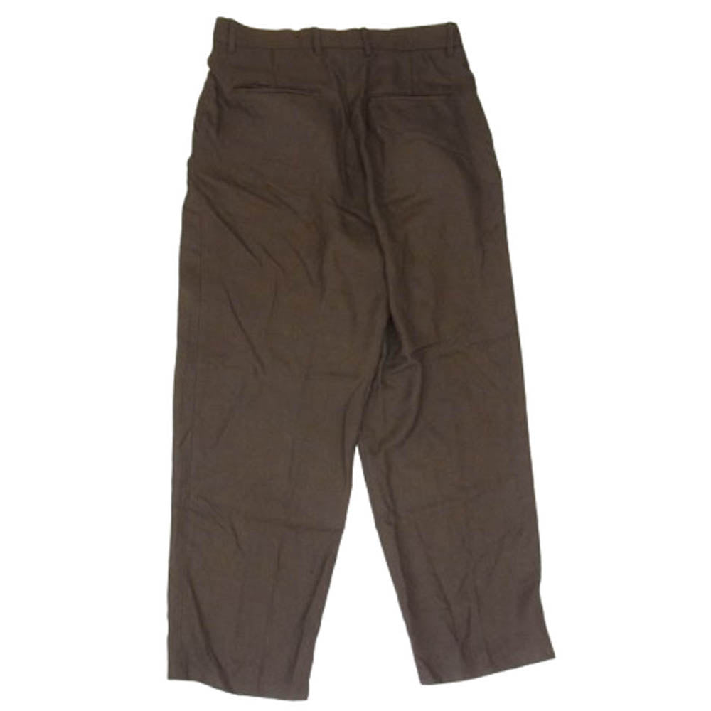 スティーブンアラン 8114-177-0628 BAGGY TAPERED PANTS テーパード パンツ ブラウン系 S【中古】