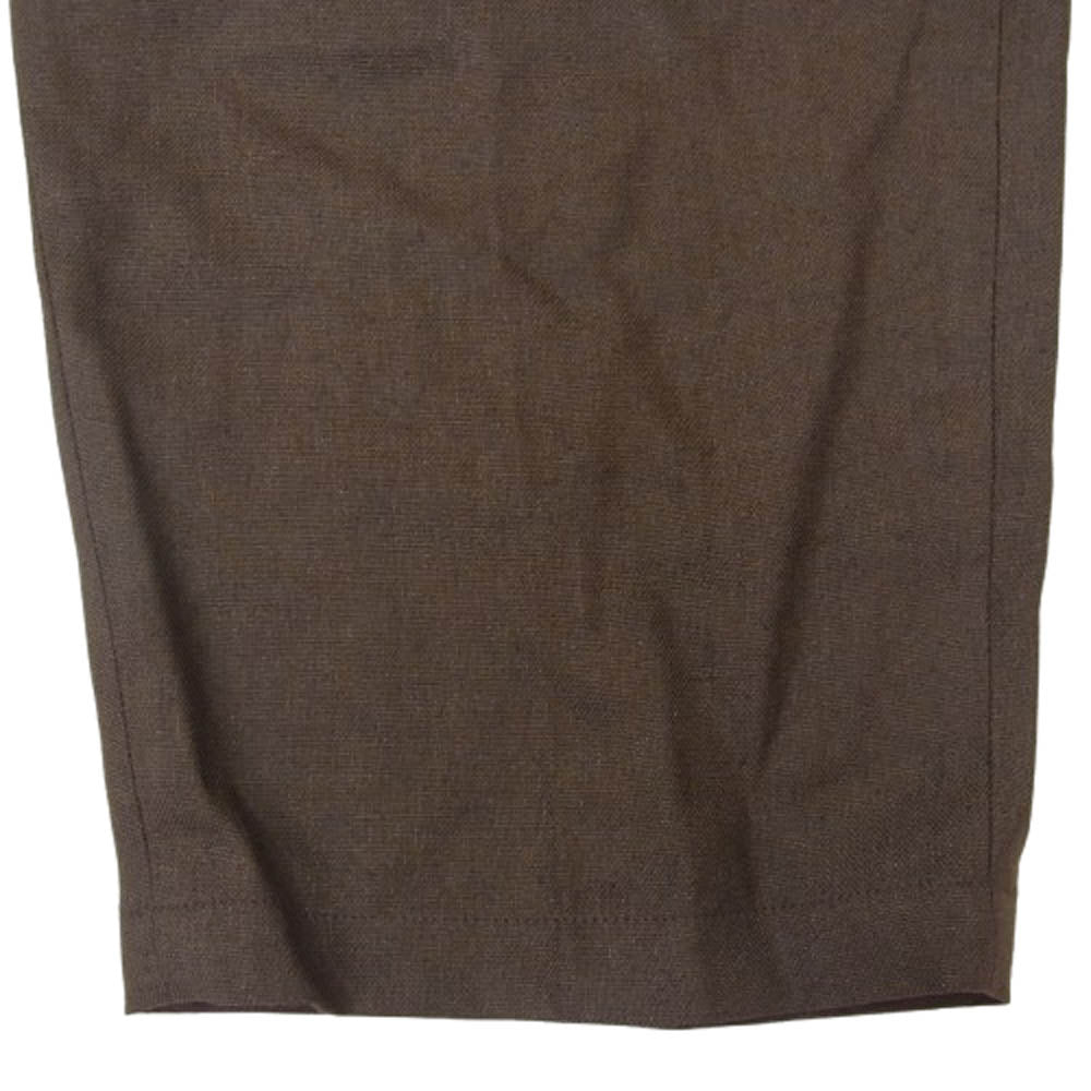 スティーブンアラン 8114-177-0628 BAGGY TAPERED PANTS テーパード パンツ ブラウン系 S【中古】