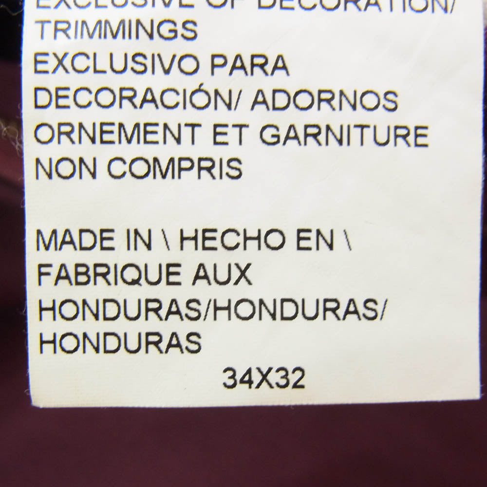 リビルドバイニードルス Dickies ディッキーズ 874 Folded Knee Casual Long Pants 折り膝 カジュアル ロング パンツ パープル系 34【中古】