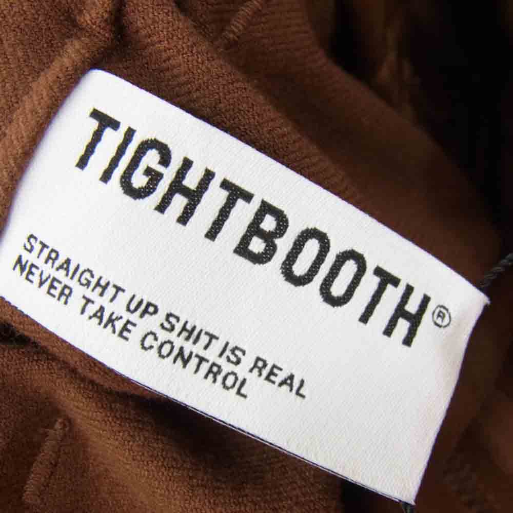TIGHTBOOTH タイトブース 22AW FW22-B10 TR BAGGY SLACKS バギー スラックス パンツ ブラウン系 L【新古品】【未使用】【中古】