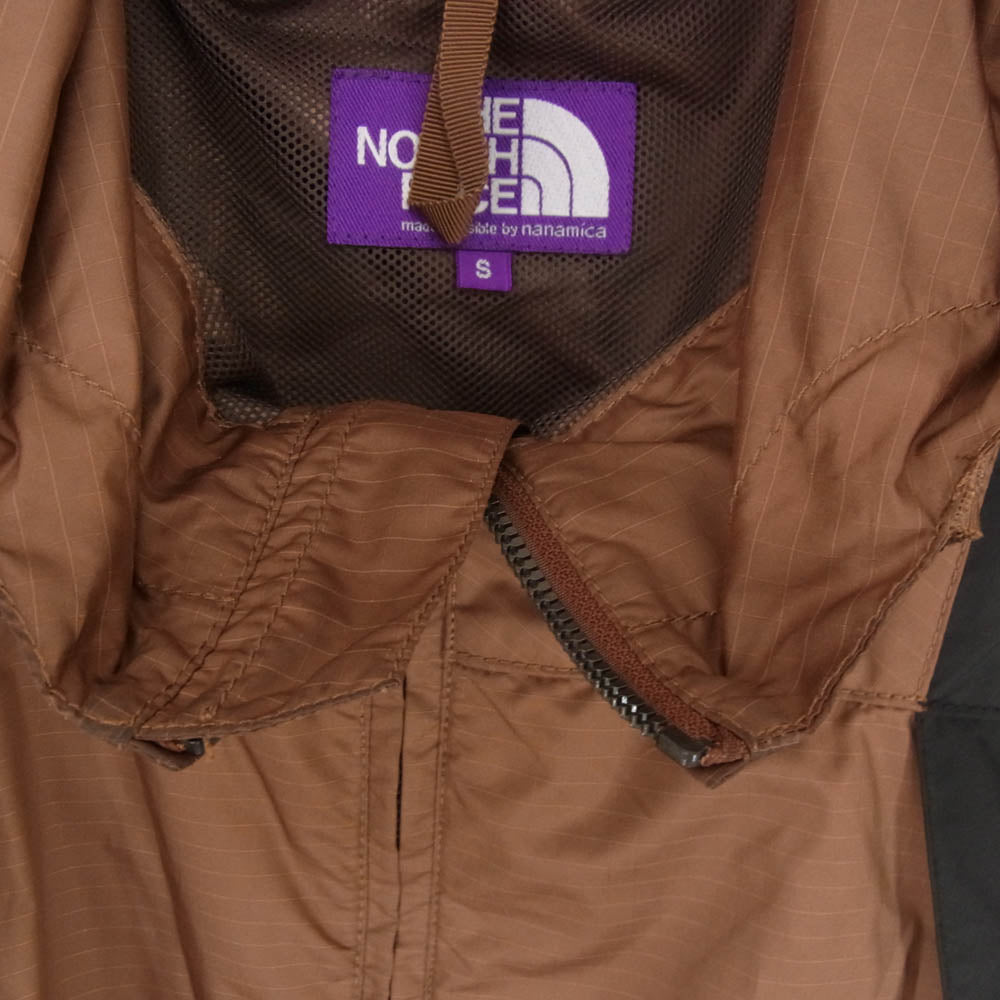 THE NORTH FACE ノースフェイス NP2928N PURPLE LABEL パープルレーベル Mountain Wind Parka マウンテン ウィンドパーカ ジャケット ブラウン系 S【中古】