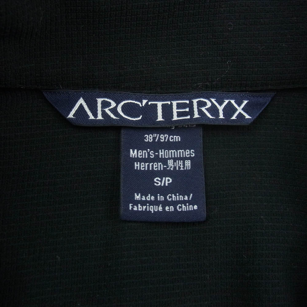 ARC'TERYX アークテリクス サンウエストタグ Epsilon AR Jacket イプシロン AR ジャケットソフトシェル ジャケット ブラック系 S【中古】