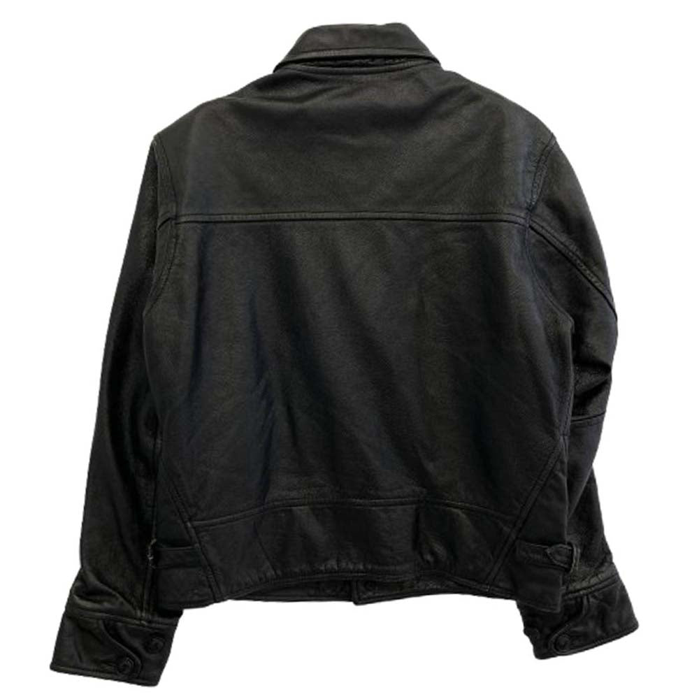 NEIGHBORHOOD ネイバーフッド 15AW 152SZNH-JKM01 HERON/CL-JKT ヘロン レザー ジャケット ブラック系 S【中古】