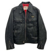 Lewis Leathers ルイスレザー 70s Dominator Jacket ドミネーター 赤羽 青文字 シングル ライダース レザー ジャケット ブラック系 32【中古】