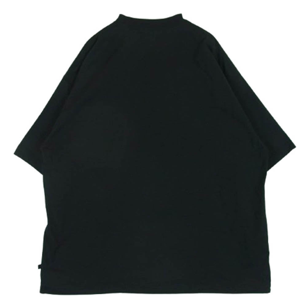 DAIWA PIER39 ダイワピア BE-32025 TECH W/POCKET CREW TEE ドローコード テック Wポケット クルーネック ヘビー ウェイト ポケット 半袖 Tシャツ ブラック系 L【極上美品】【中古】