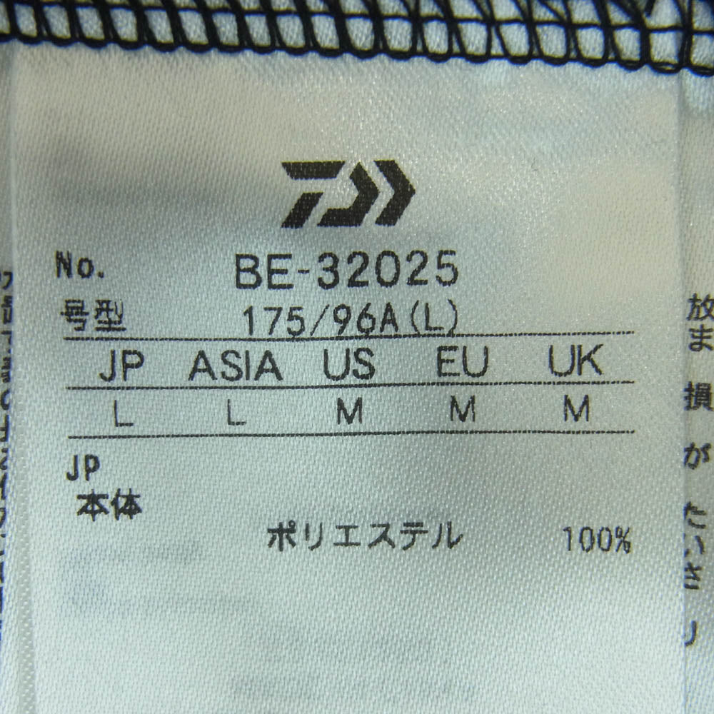 DAIWA PIER39 ダイワピア BE-32025 TECH W/POCKET CREW TEE ドローコード テック Wポケット クルーネック ヘビー ウェイト ポケット 半袖 Tシャツ ブラック系 L【極上美品】【中古】