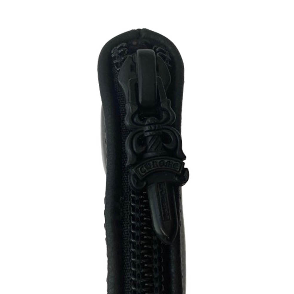 CHROME HEARTS クロムハーツ（原本無） ダガージップ レザー アイウェア ケース ブラック系【中古】