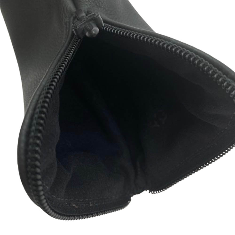 CHROME HEARTS クロムハーツ（原本無） ダガージップ レザー アイウェア ケース ブラック系【中古】