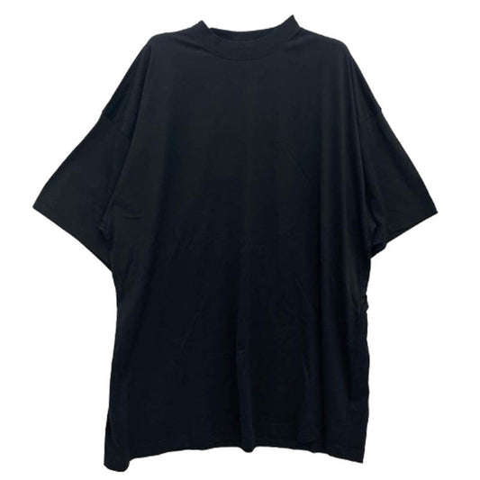 BALENCIAGA バレンシアガ 724509 TNVL8 GARDE-ROBE オーバーサイズ コットン 半袖 Tシャツ ブラック系 4【極上美品】【中古】