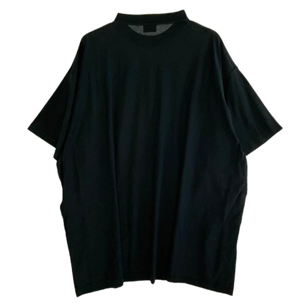 BALENCIAGA バレンシアガ 787358 TQVJ4 インサイドアウト ロゴ スポーツ 半袖 Tシャツ ブラック系 5【極上美品】【中古】