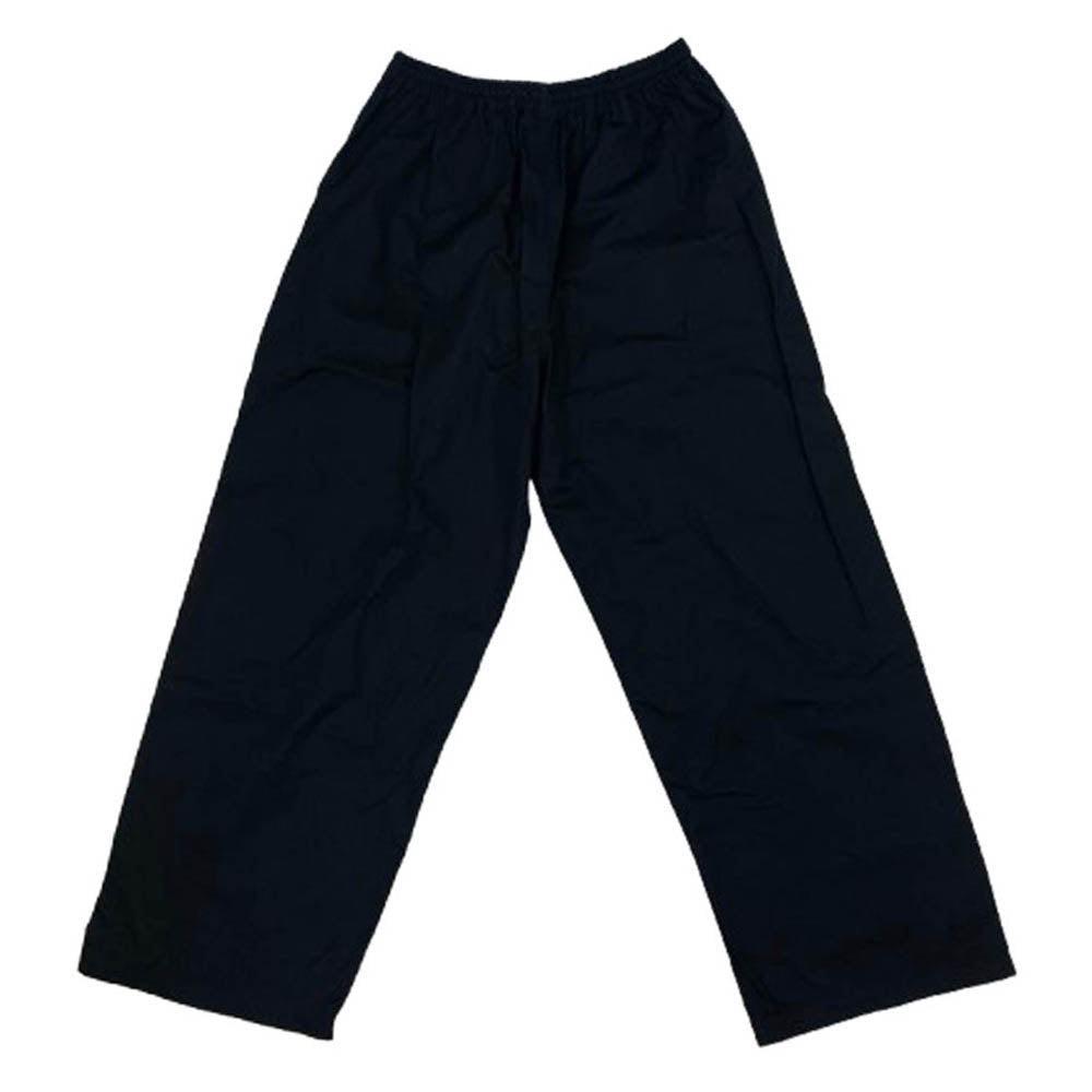 BALENCIAGA バレンシアガ 791050 TQM05 コットン ワイド ロング パンツ ブラック系 M【美品】【中古】