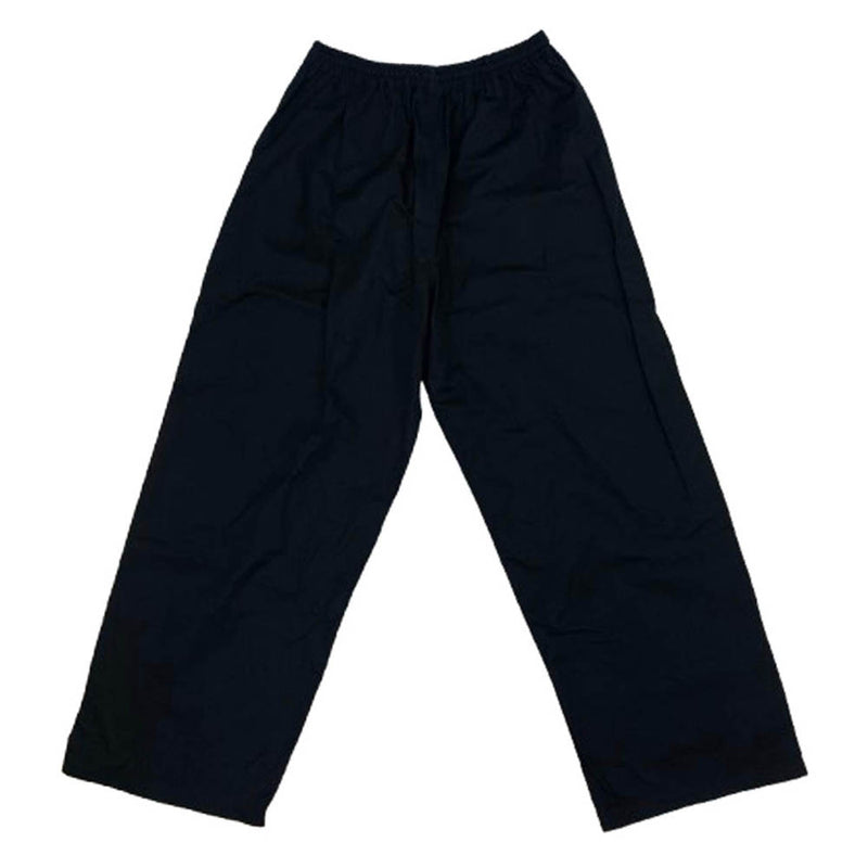BALENCIAGA バレンシアガ 791050 TQM05 コットン ワイド ロング パンツ ブラック系 M【美品】【中古】