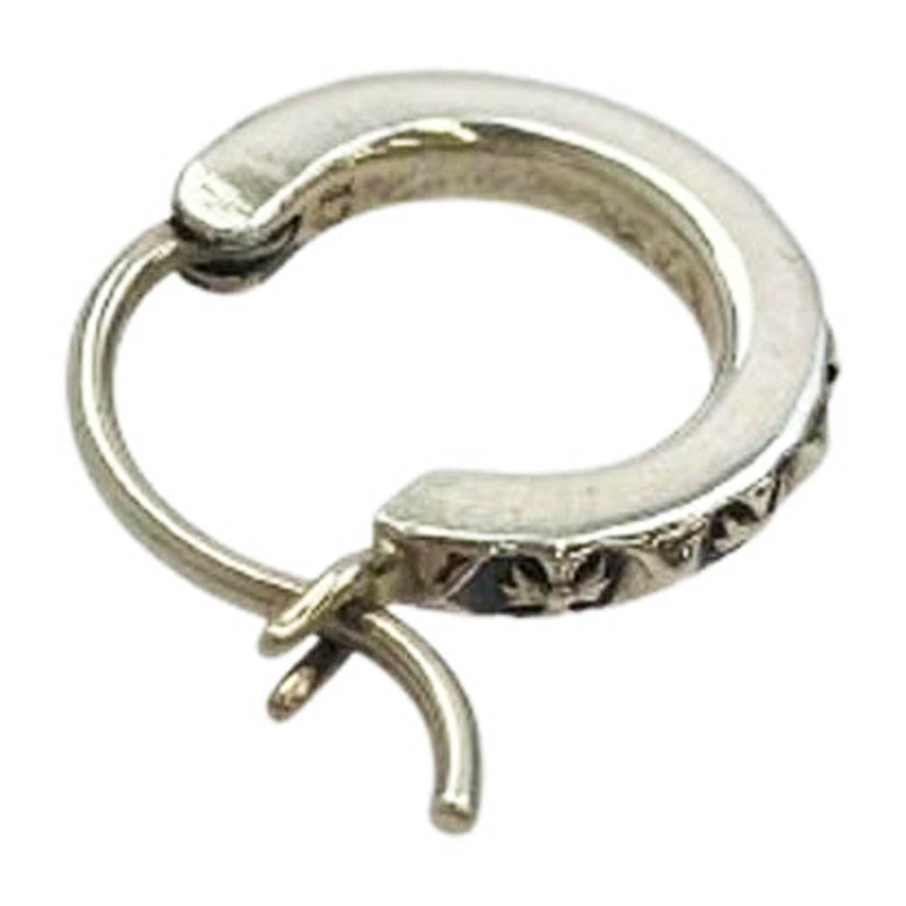 CHROME HEARTS クロムハーツ（原本無） TINY TFP HOOP トゥルー ファッキン パンク フープ ピアス シルバー系【中古】