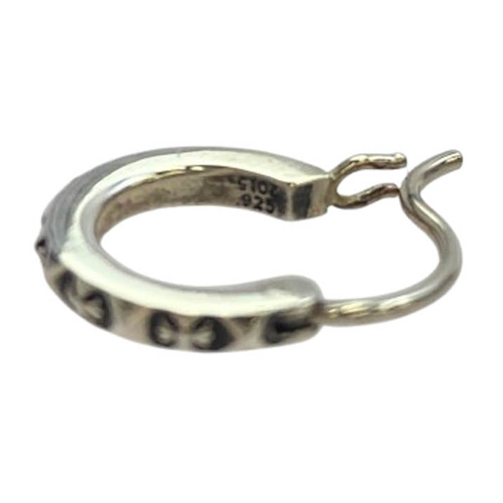 CHROME HEARTS クロムハーツ（原本無） TINY TFP HOOP トゥルー ファッキン パンク フープ ピアス シルバー系【中古】
