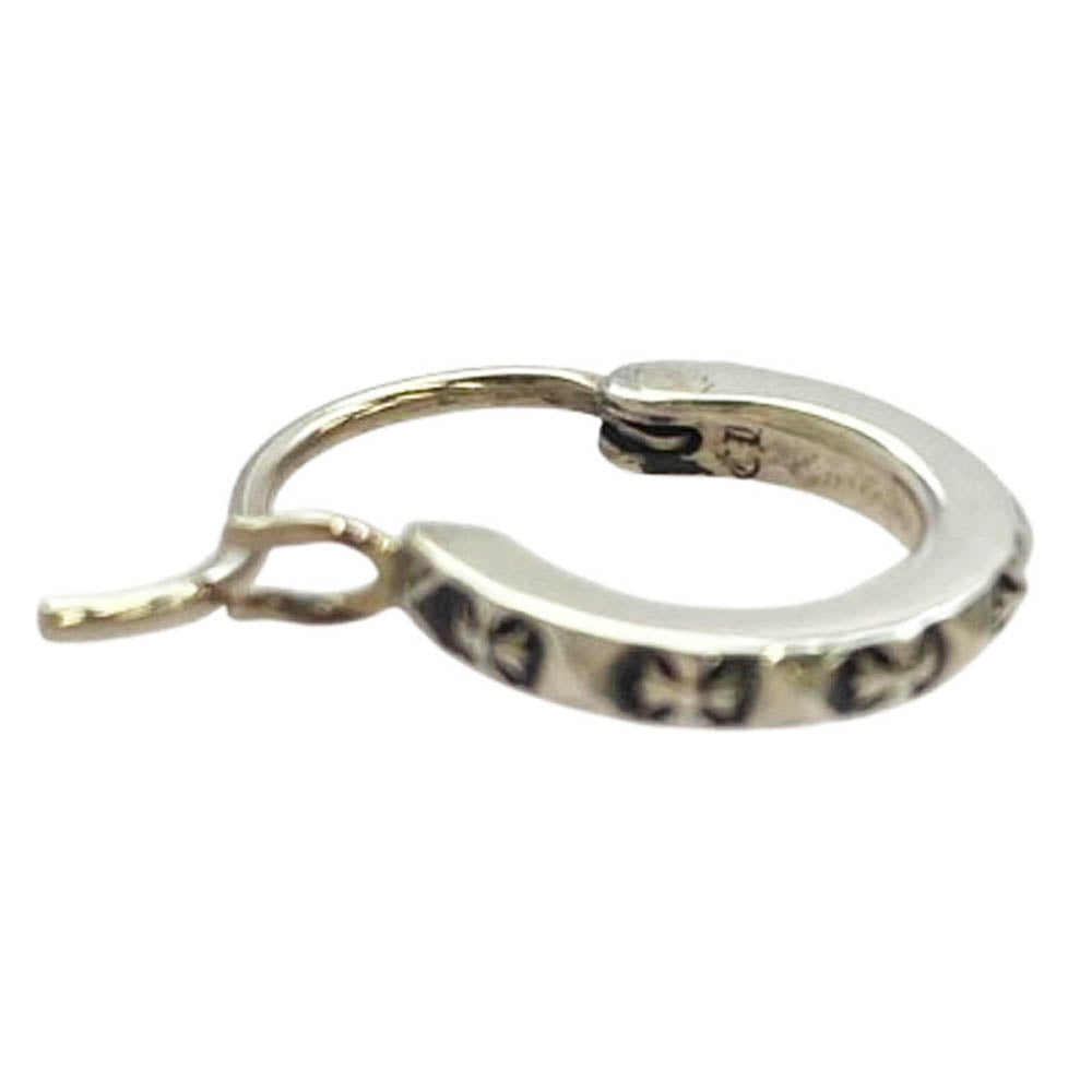 CHROME HEARTS クロムハーツ（原本無） TINY TFP HOOP トゥルー ファッキン パンク フープ ピアス シルバー系【中古】