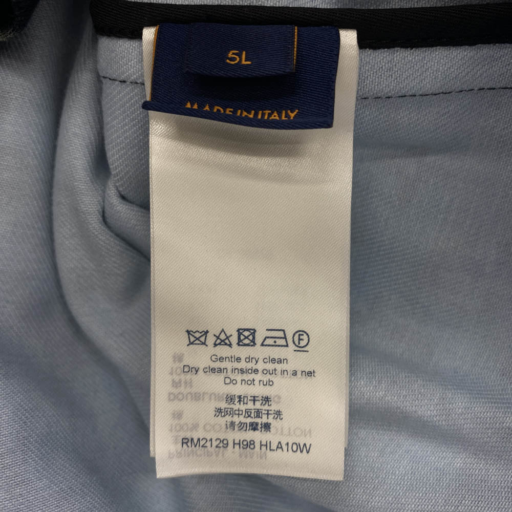 LOUIS VUITTON ルイ・ヴィトン 21AW RM2129 H98 HLA10W モノグラム タイダイ デニム ジャケット ブラック系 5L【中古】