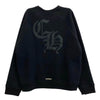 CHROME HEARTS クロムハーツ（原本無） 7-11 CREW バック CHロゴ刺繍 スウェット ブラック系 XL【中古】