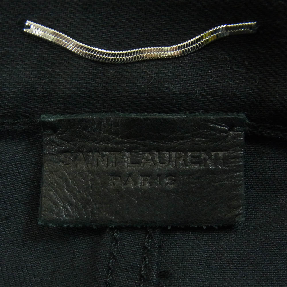 SAINT LAURENT サンローラン 530365 YF869 国内正規品 D17 M/BC-LW ブラック デニム パンツ ブラック系 30【中古】