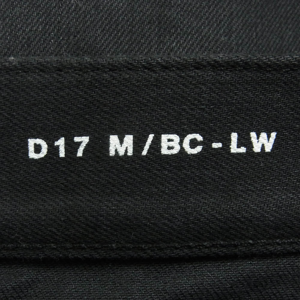 SAINT LAURENT サンローラン 530365 YF869 国内正規品 D17 M/BC-LW ブラック デニム パンツ ブラック系 30【中古】