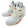 Supreme シュプリーム 824371-101 Nike Air Jordan 5 Retro イキ エアジョーダン5 レトロ スニーカー ホワイト系 27.5cm【中古】