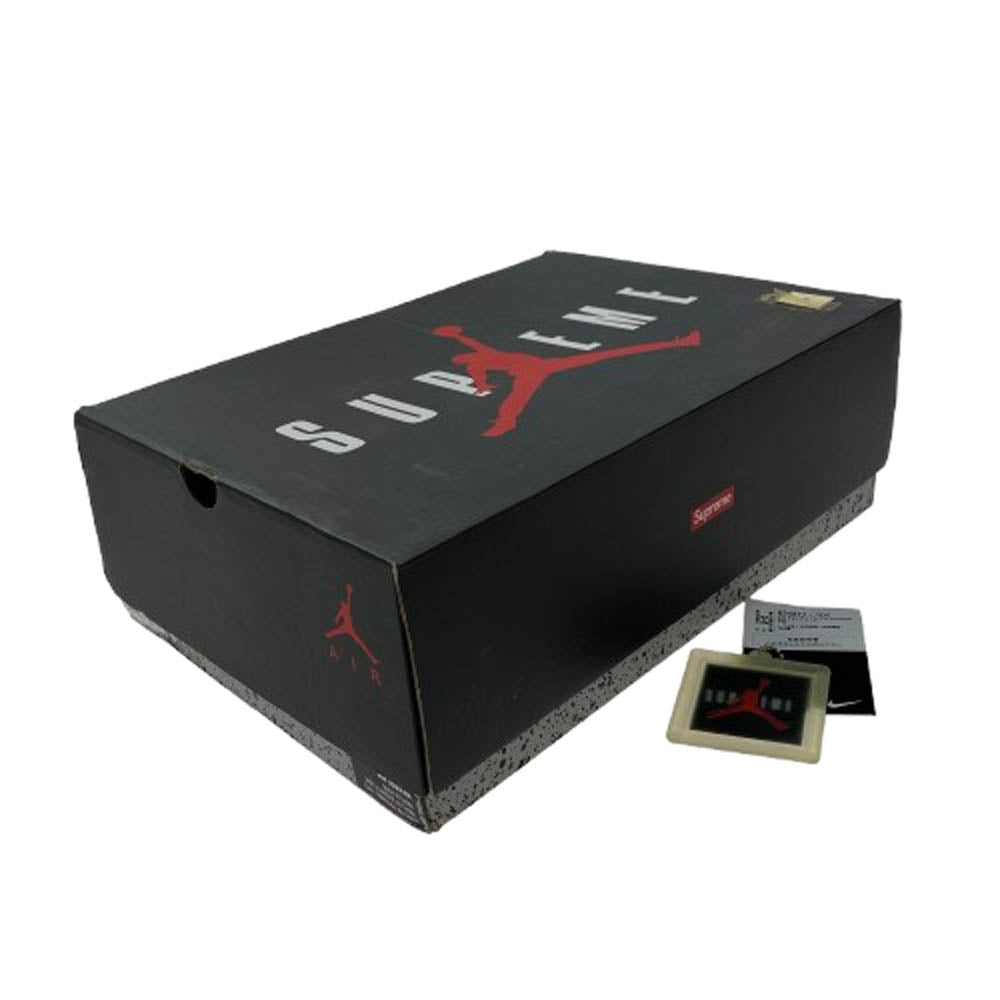 Supreme シュプリーム 824371-101 Nike Air Jordan 5 Retro イキ エアジョーダン5 レトロ スニーカー ホワイト系 27.5cm【中古】